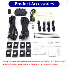 for Honda Accord 9 Mk9 CR CT 2013 2014 2015 2016 2017 OEM Car Parking Sensor Kit Buzzer Alarm Reverse Radar Detector System