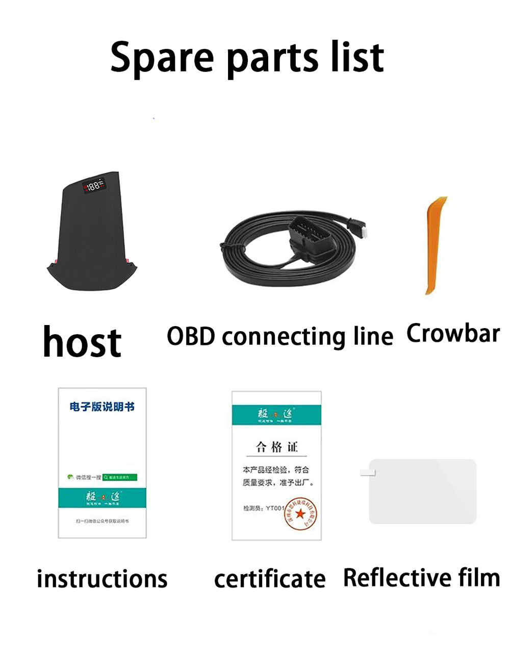 for Honda Civic 10 FC FK Mk10 2016-2021 Auto HUD Display Projector Alarm Head Up Display Speedometer