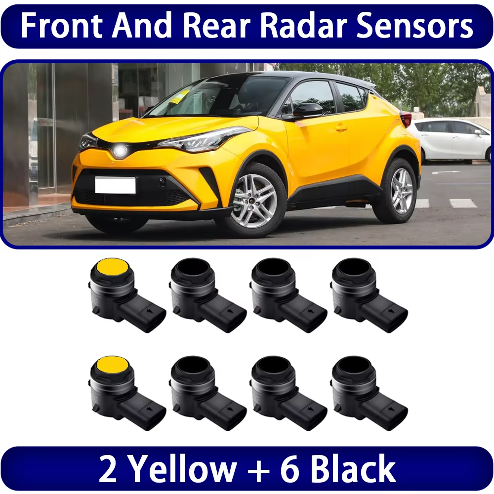 for Toyota CHR C-HR C HR AX10 AX50 2016-2023 OEM Car Parking Sensor Kit Buzzer Alarm Reverse Radar Detector System