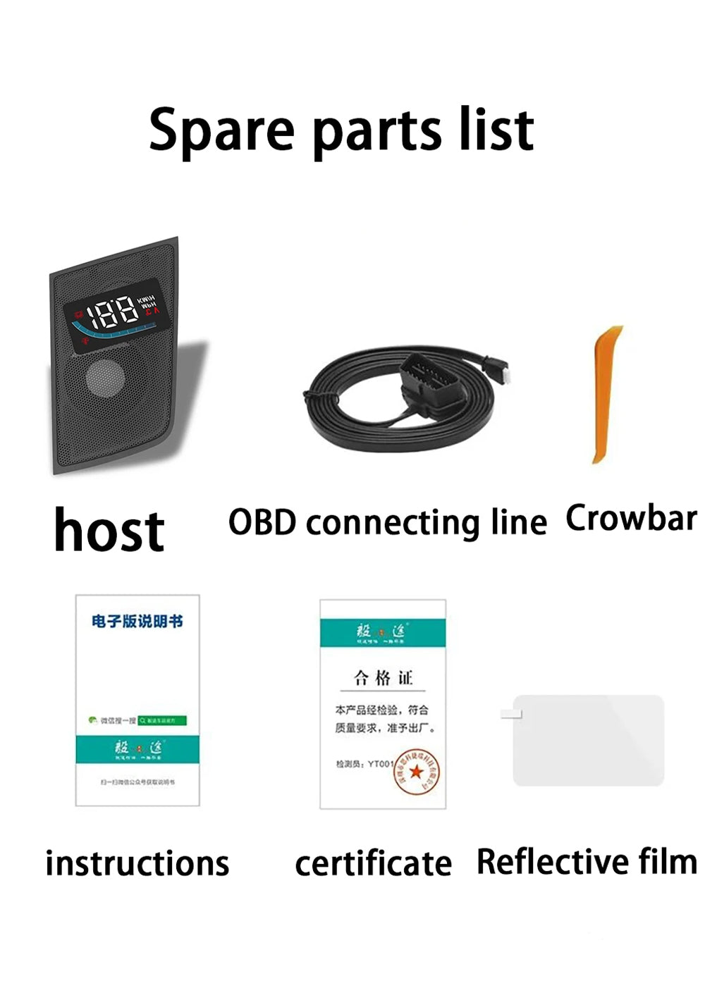 for Toyota Crown 12 Mk12 S180 2003-2008 Auto HUD Display Projector Alarm Head Up Display Speedometer