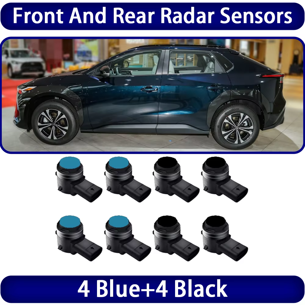 for Toyota bZ4X EA10 Subaru Solterra 2022 2023 2024 2025 OEM Car Parking Sensor Kit Buzzer Alarm Reverse Radar Detector System