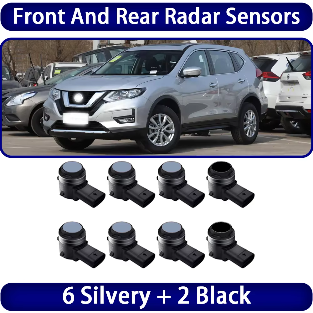 for Nissan X Trail X-Trail Rogue T32 2013-2022 OEM Car Parking Sensor Kit Buzzer Alarm Reverse Radar Detector System