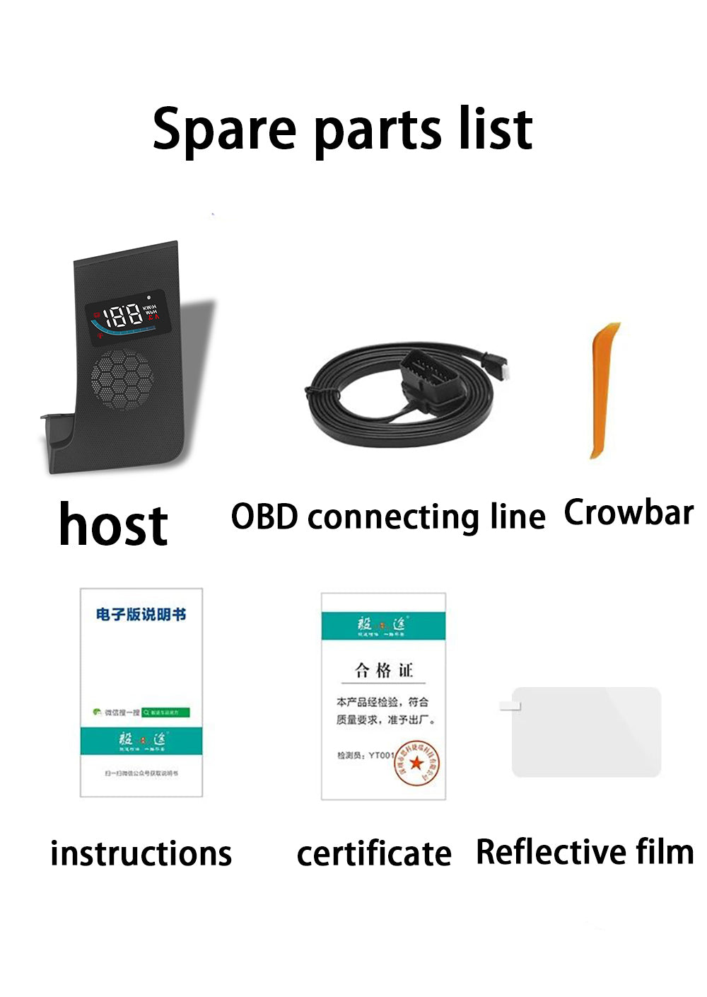 for Toyota Crown 13 Mk13 S200 2008–2012 Auto HUD Display Projector Alarm Head Up Display Speedometer