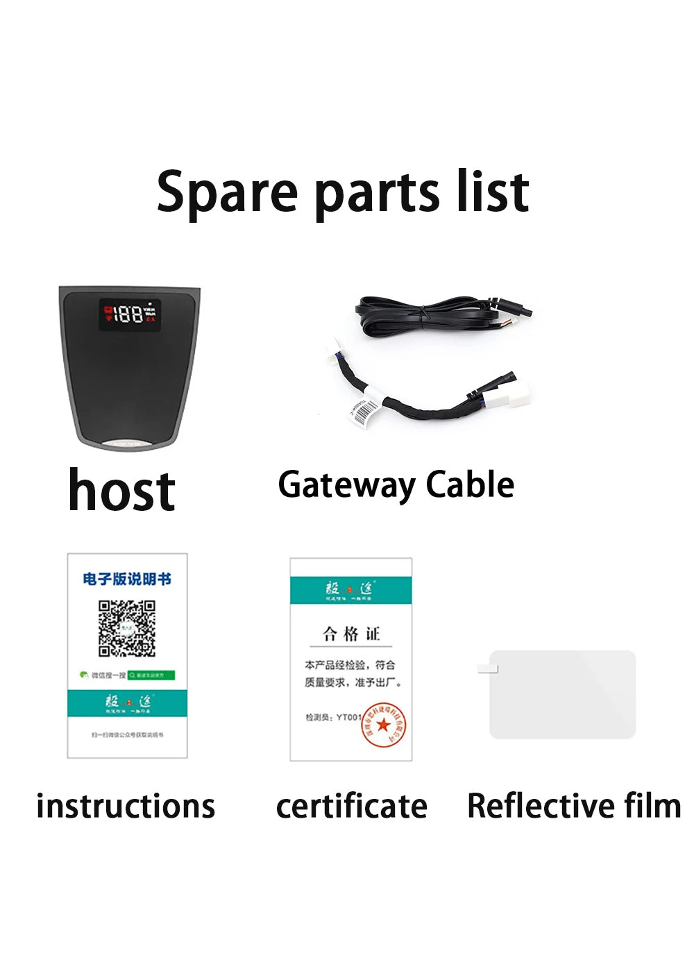 for BMW 5 Series F10 F11 F07 2011-2017 Auto HUD Display Projector Alarm Head Up Display Speedometer