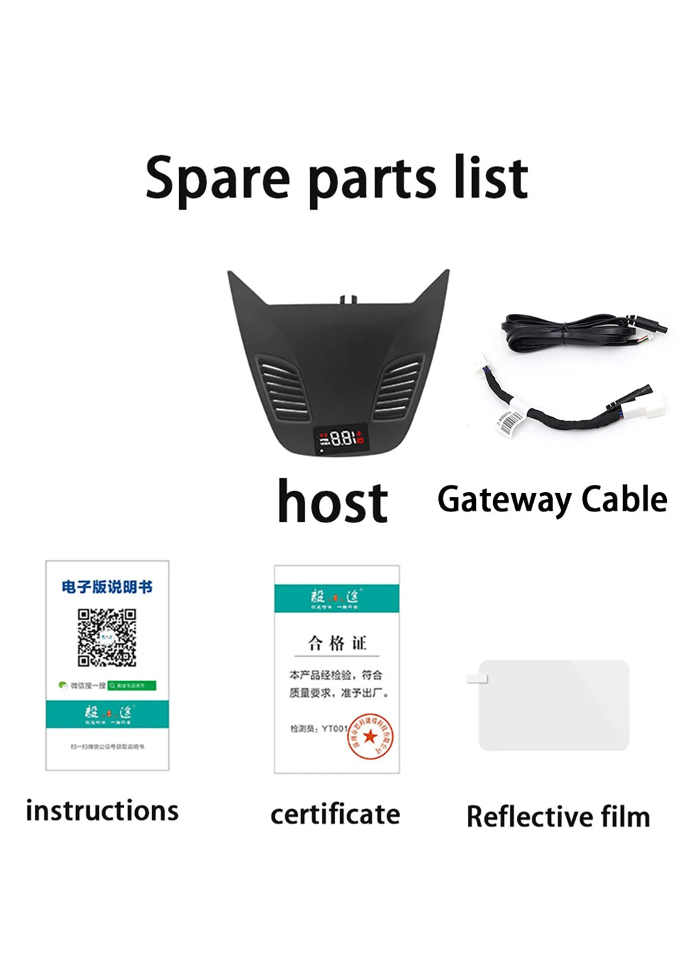 for BMW 5 Series G30 G31 2017-2024 Auto HUD Display Projector Alarm Head Up Display Speedometer