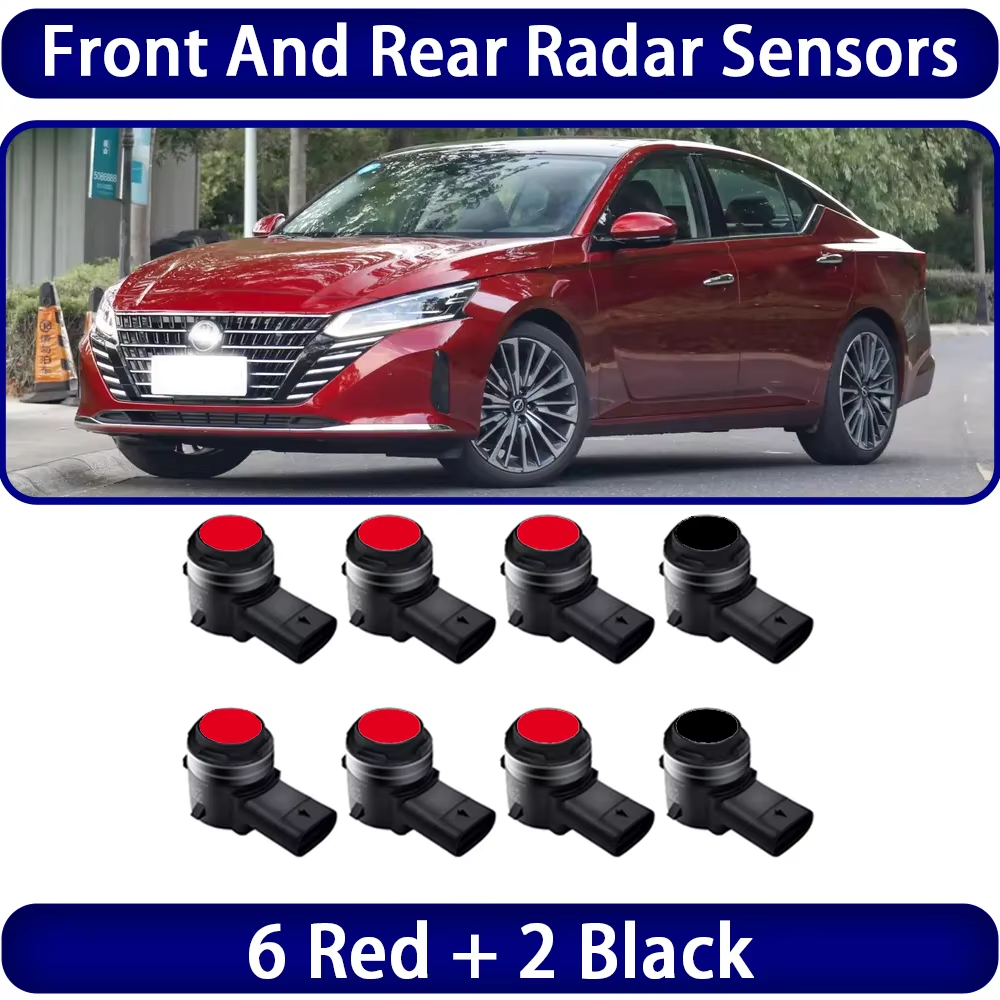 for Nissan Altima L34 2019 2020 2021 2022 2023 2024 2025 OEM Car Parking Sensor Kit Buzzer Alarm Reverse Radar Detector System