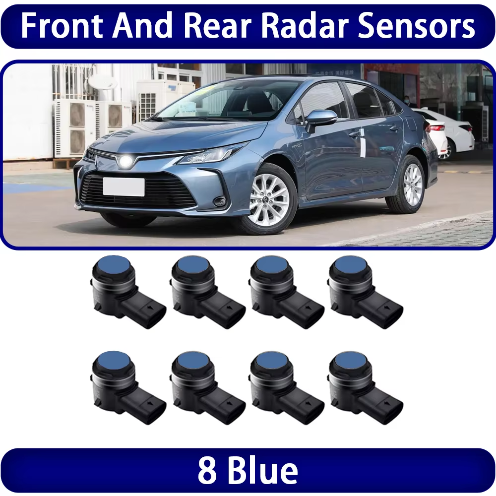 for Toyota Corolla Auris Hybrid E210 2019 2020 2021 2022 OEM Car Parking Sensor Kit Buzzer Alarm Reverse Radar Detector System