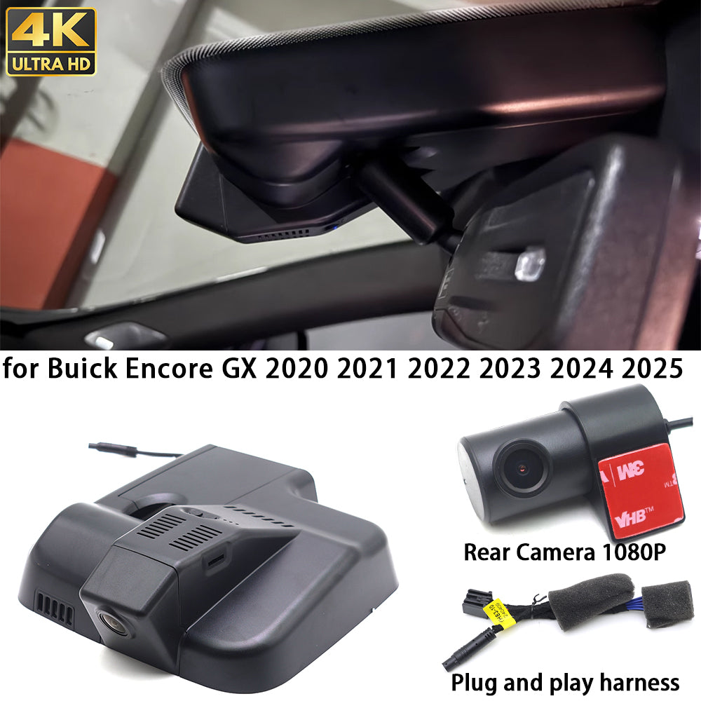 for Buick Encore GX 2020 2021 2022 2023 2024 2025 4K Dash Cam Wifi Camera Video Recorder
