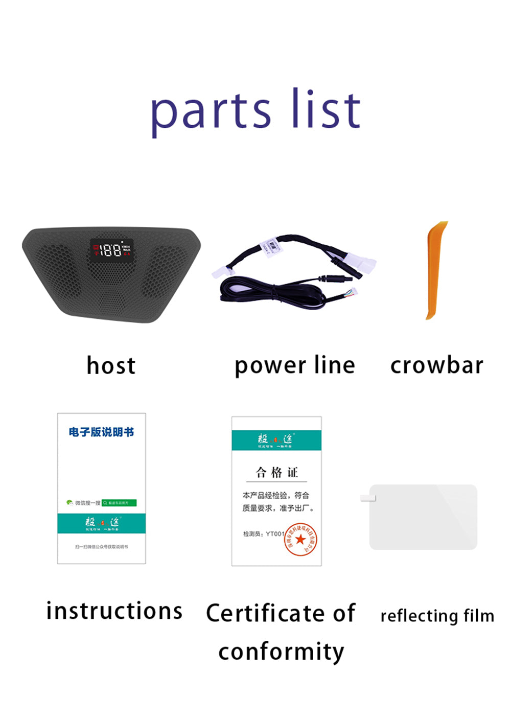 for BMW X5 G05 X6 G06 2019-2025 Auto HUD Display Projector Alarm Head Up Display Speedometer