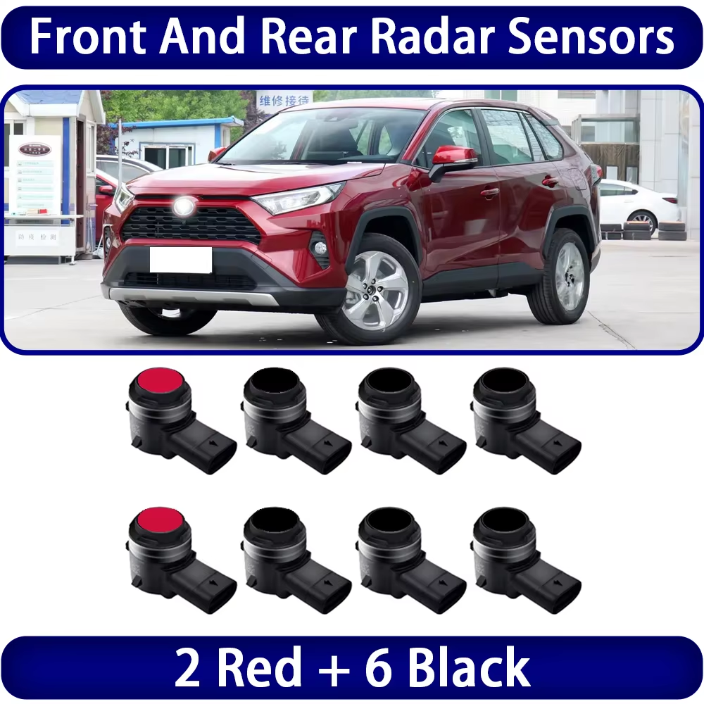 for Toyota RAV4 XA50 Suzuki Across Hybrid 2019-2025 OEM Car Parking Sensor Kit Buzzer Alarm Reverse Radar Detector System