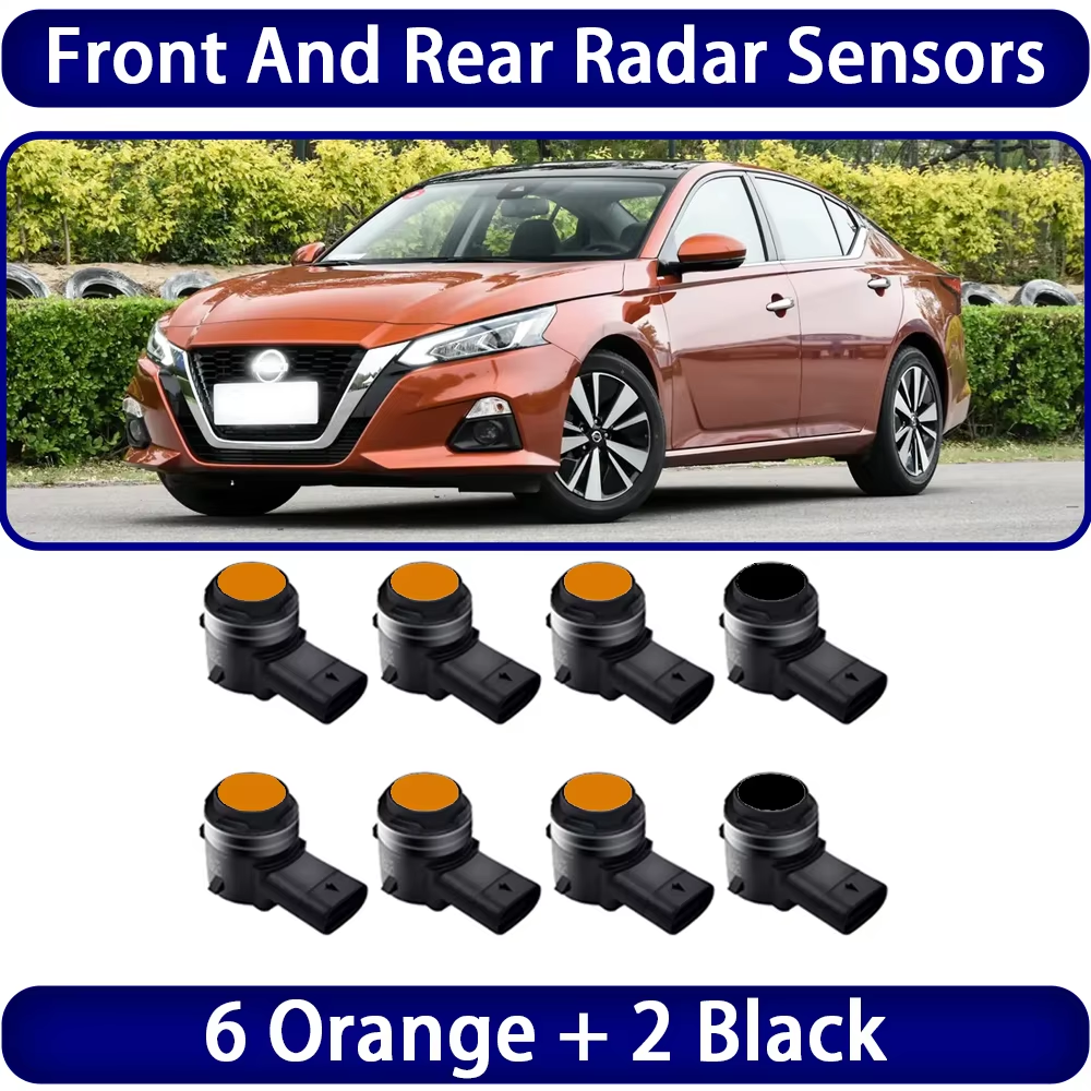 for Nissan Altima L34 2019 2020 2021 2022 2023 2024 2025 OEM Car Parking Sensor Kit Buzzer Alarm Reverse Radar Detector System