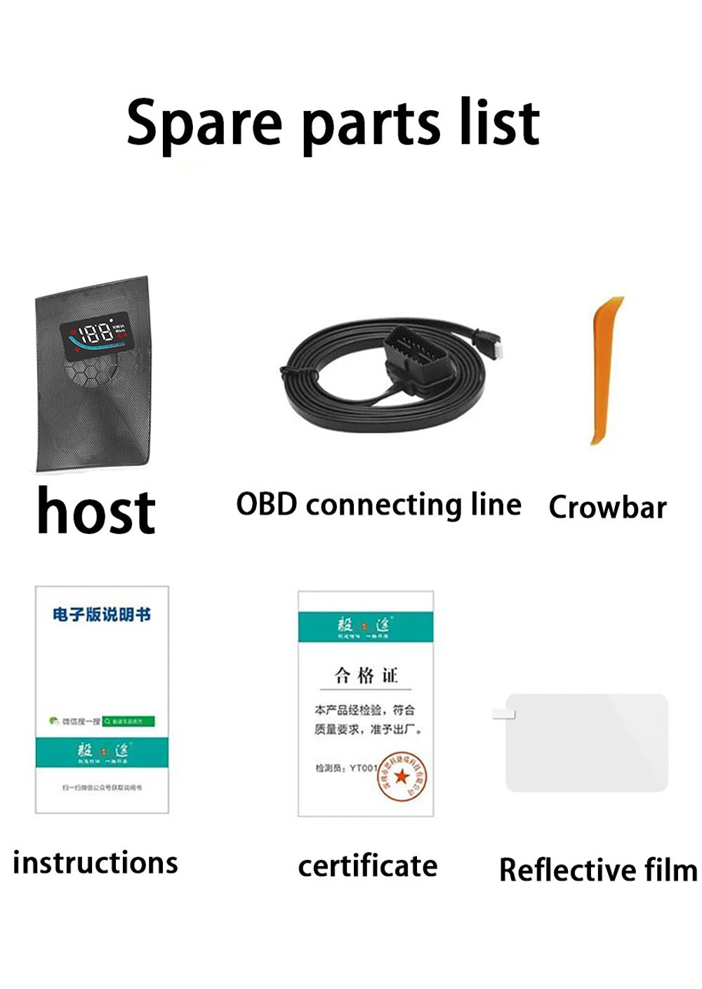 for Toyota Mark X X130 2009-2019 Auto HUD Display Projector Alarm Head Up Display Speedometer