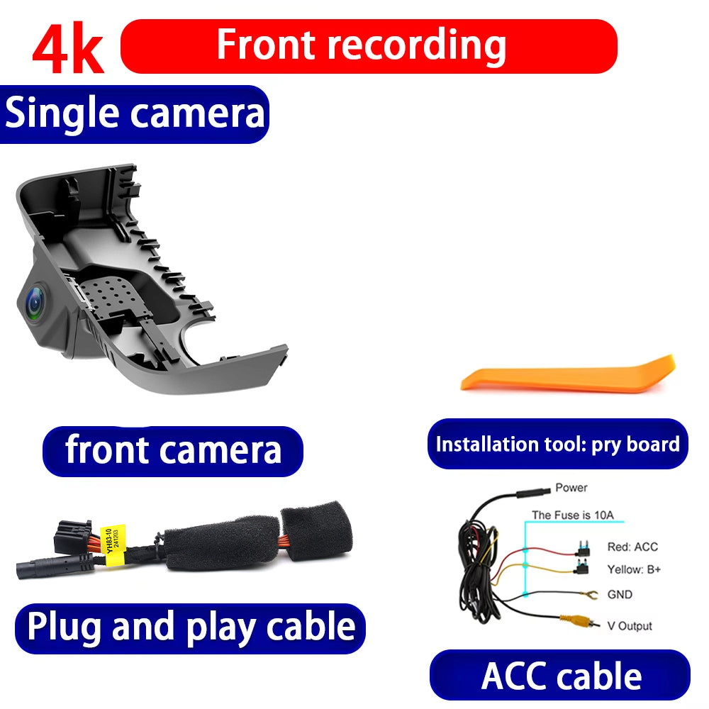 for Buick LaCrosse 3 Mk3 2016 2017 2018 2019 HUD 4K Dash Cam Wifi Camera Video Recorder