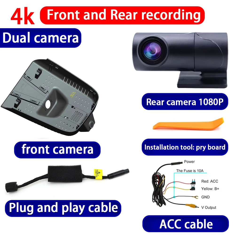 for Livan 9 2023 2024 2025 4K Dash Cam Wifi Camera Video Recorder