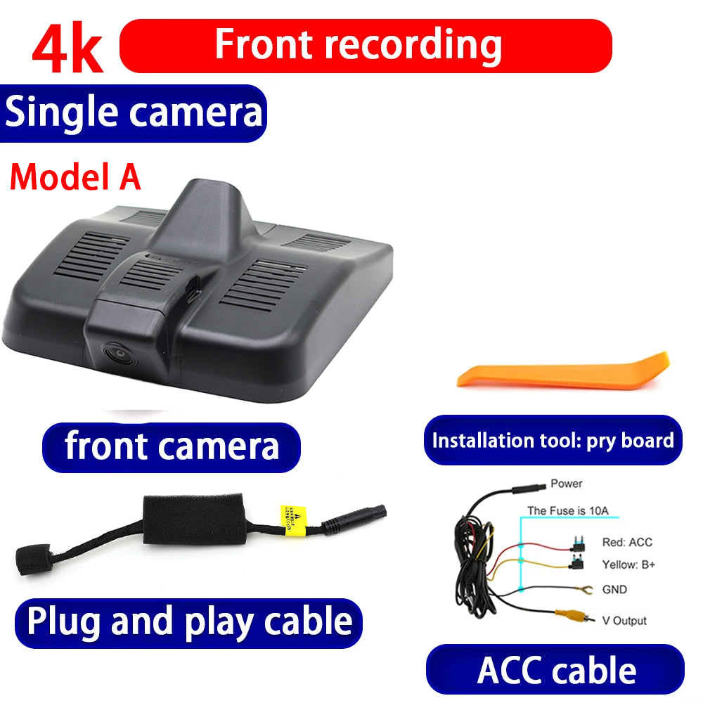 for Geely Coolray Binyue L Cool BelGee Proton X50 2018-2025 4K Dash Cam Wifi Camera Video Recorder