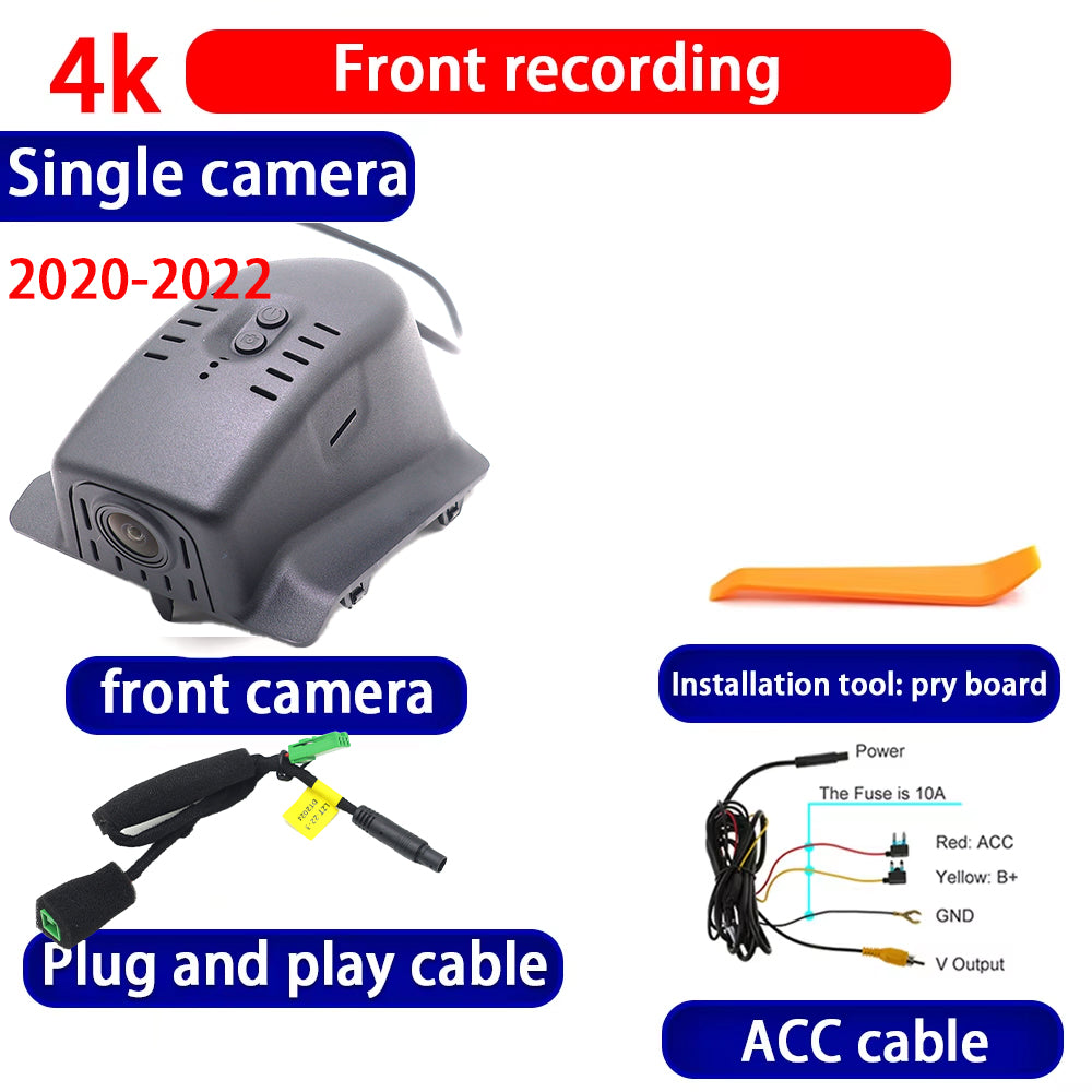 for Lynk & Co 05 05+ 2020 2021 2022 2023 2024 2025 4K Dash Cam Wifi Camera Video Recorder