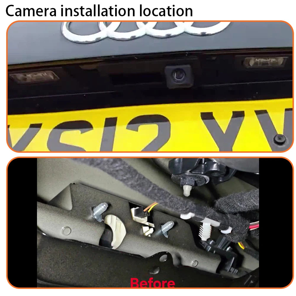 Audi A4 S4 RS4 B8 8K A5 S5 RS5 8T 8F B8.5 8.5T Q5 SQ5 8R Rear View Reverse Ba...