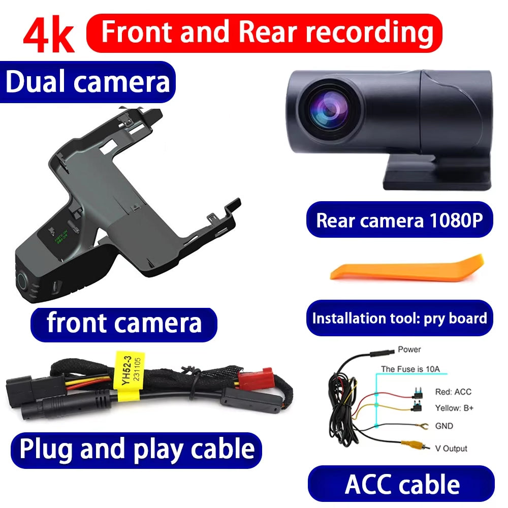 for BMW 2 Series Gran Coupe F74 2024 2025 4K Dash Cam Wifi Camera Video Recorder