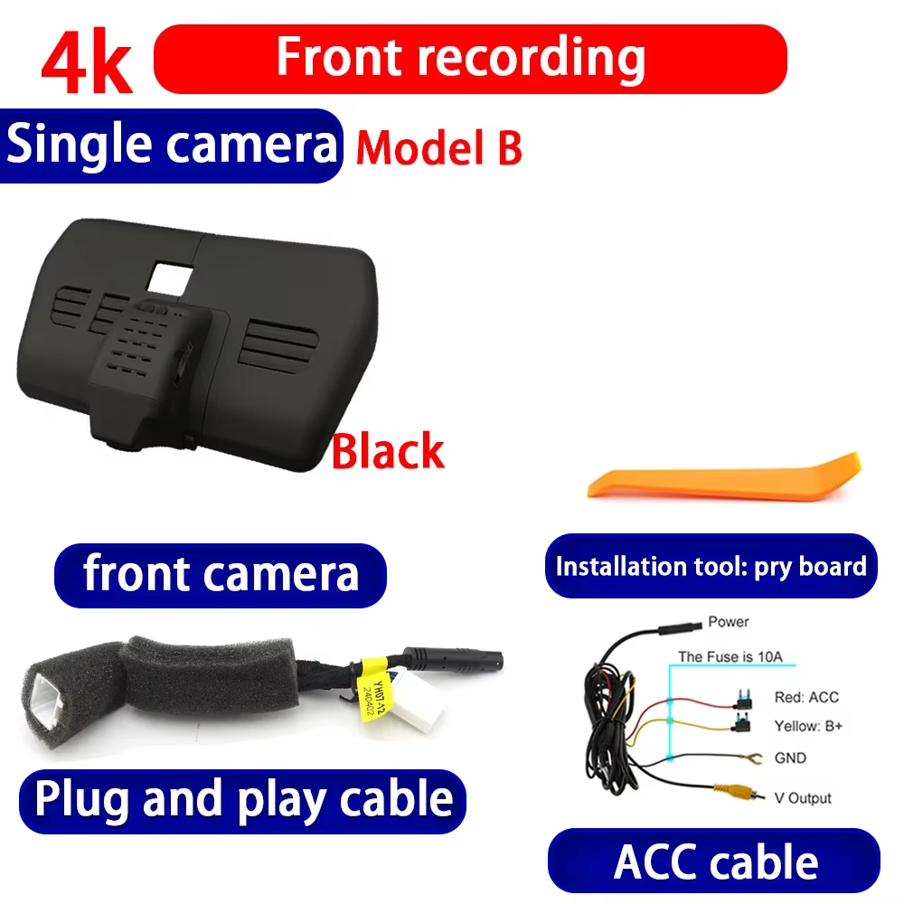 for Hongqi H5 2017-2022 Wifi 4K Dash Cam Camera Video Recorder 4K Dash Cam Wifi Camera Video Recorder