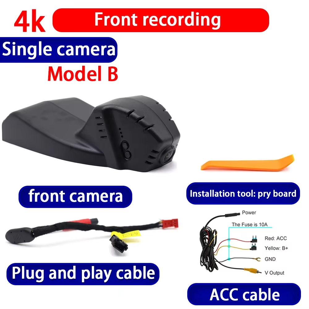 for BMW 3 4 7 Series F30 F31 F34 F35 F32 F33 F36 M3 M4 F01 F02 M7 4K Dash Cam Wifi Camera Video Recorder