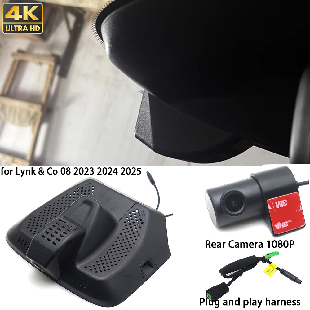 for Lynk & Co 08 2023 2024 20254K Dash Cam Wifi Camera Video Recorder