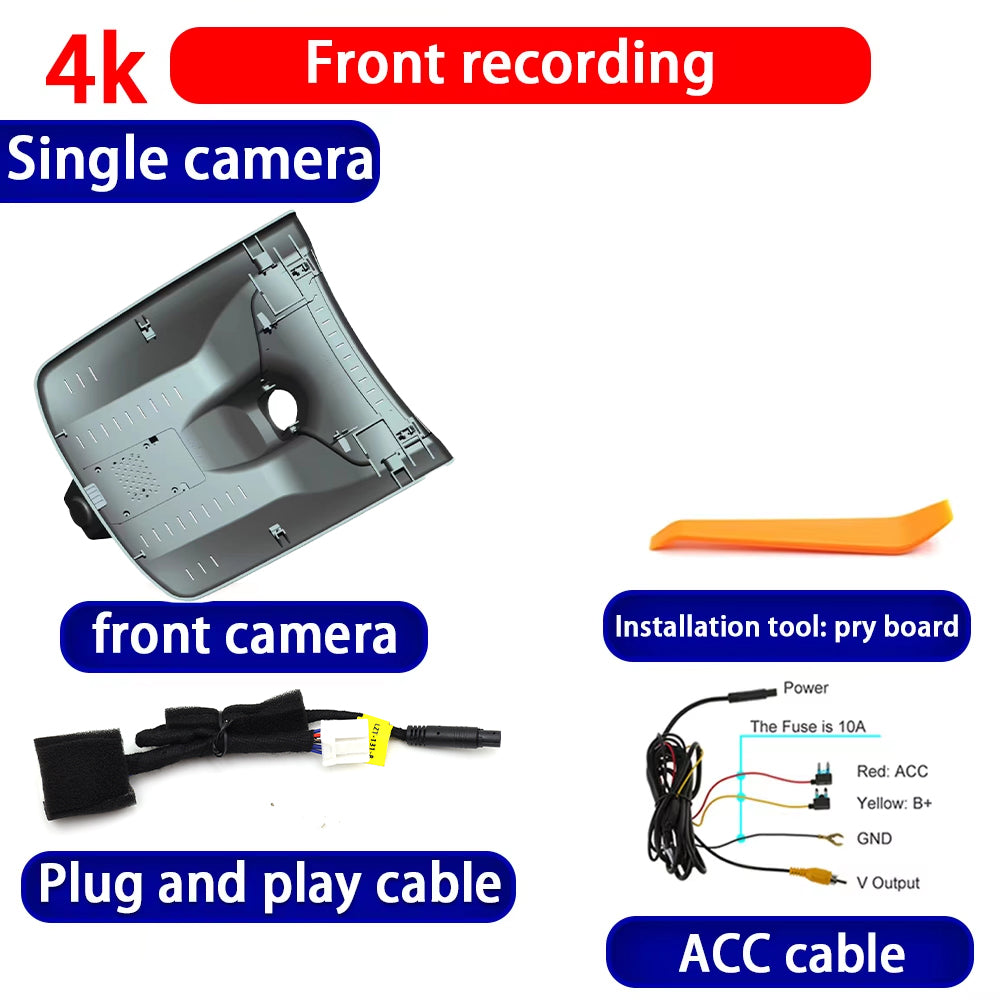 for Honda Odyssey RC1 RC2 RC4 Facelift 2023 2024 2025 2160P 4K Dash Cam Wifi Camera Video Recorder