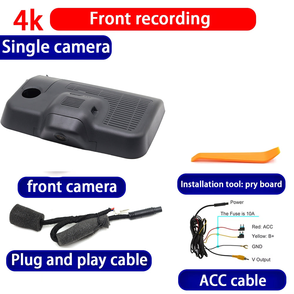 for Honda Civic 10 10th Gen FC FK Insight ZE4 2016-2022 2160P 4K Dash Cam Wifi Camera Video Recorder