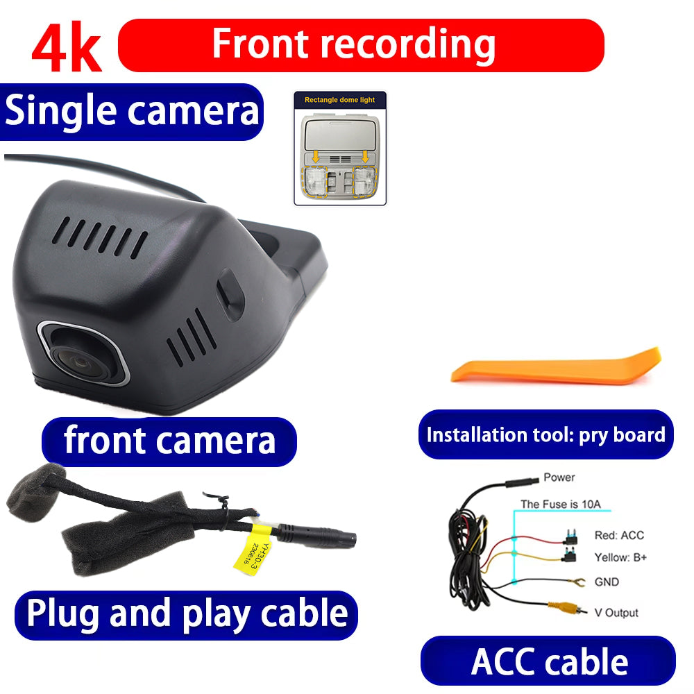 for Honda N-Box N Box Insight Stepwgn Passport Odyssey 2160P 4K Dash Cam Wifi Camera Video Recorder