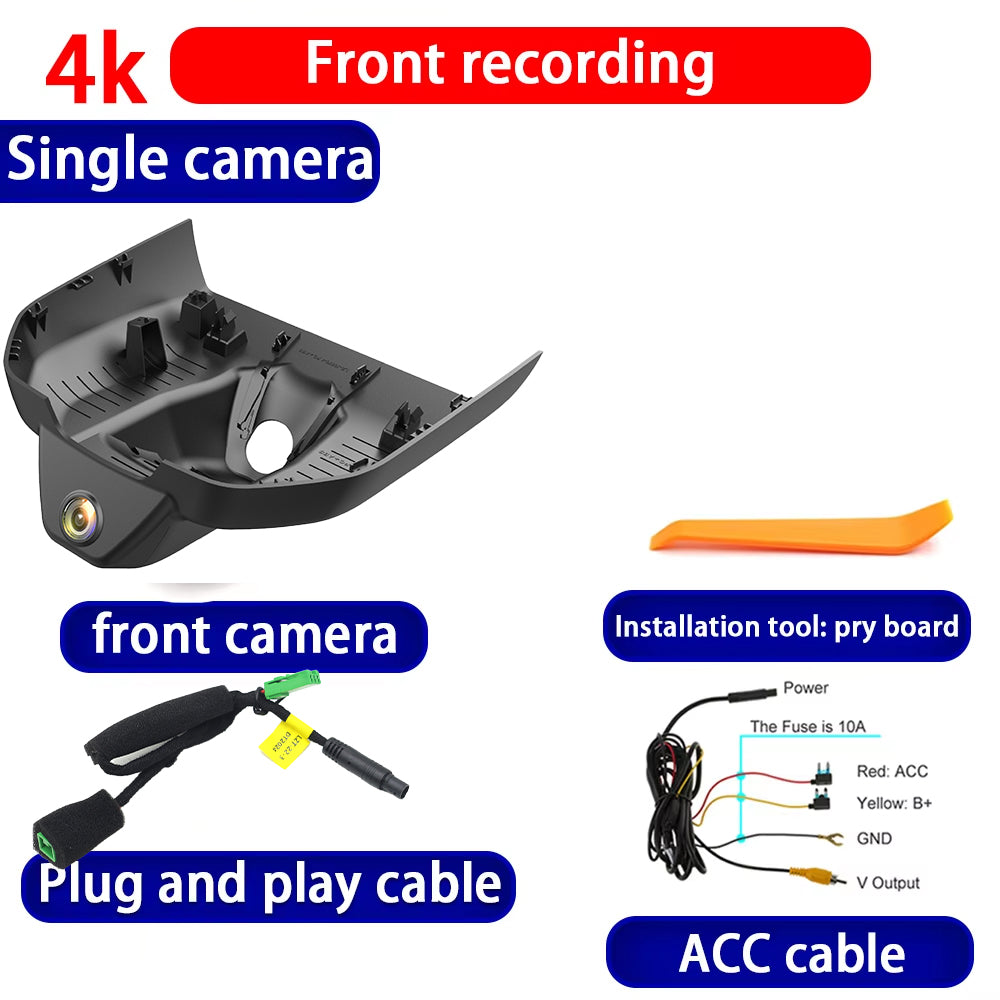 for Lynk & Co 09 2021 2022 2023 2024 2025 4K Dash Cam Wifi Camera Video Recorder