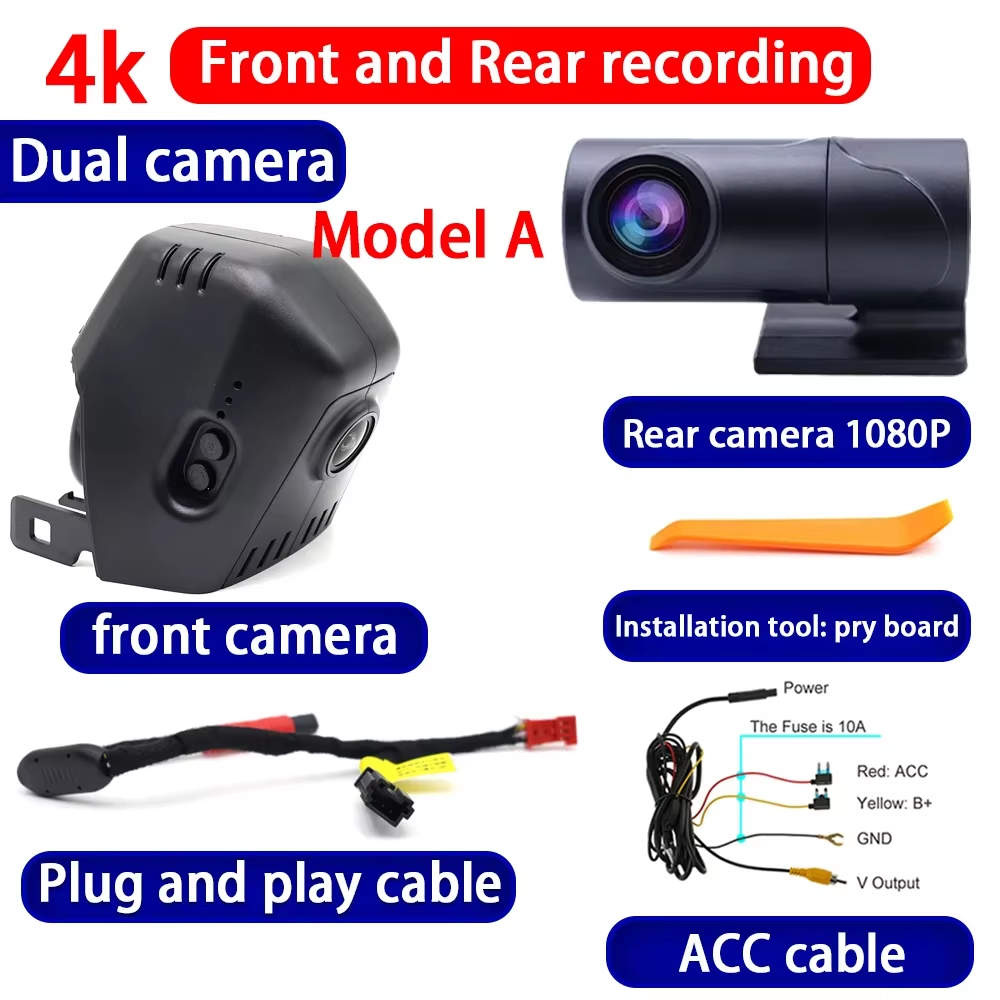 for BMW 5 6 7 Series G30 G31 M5 F90 G32 G11 G12 M6 M7 4K Dash Cam Wifi Camera Video Recorder