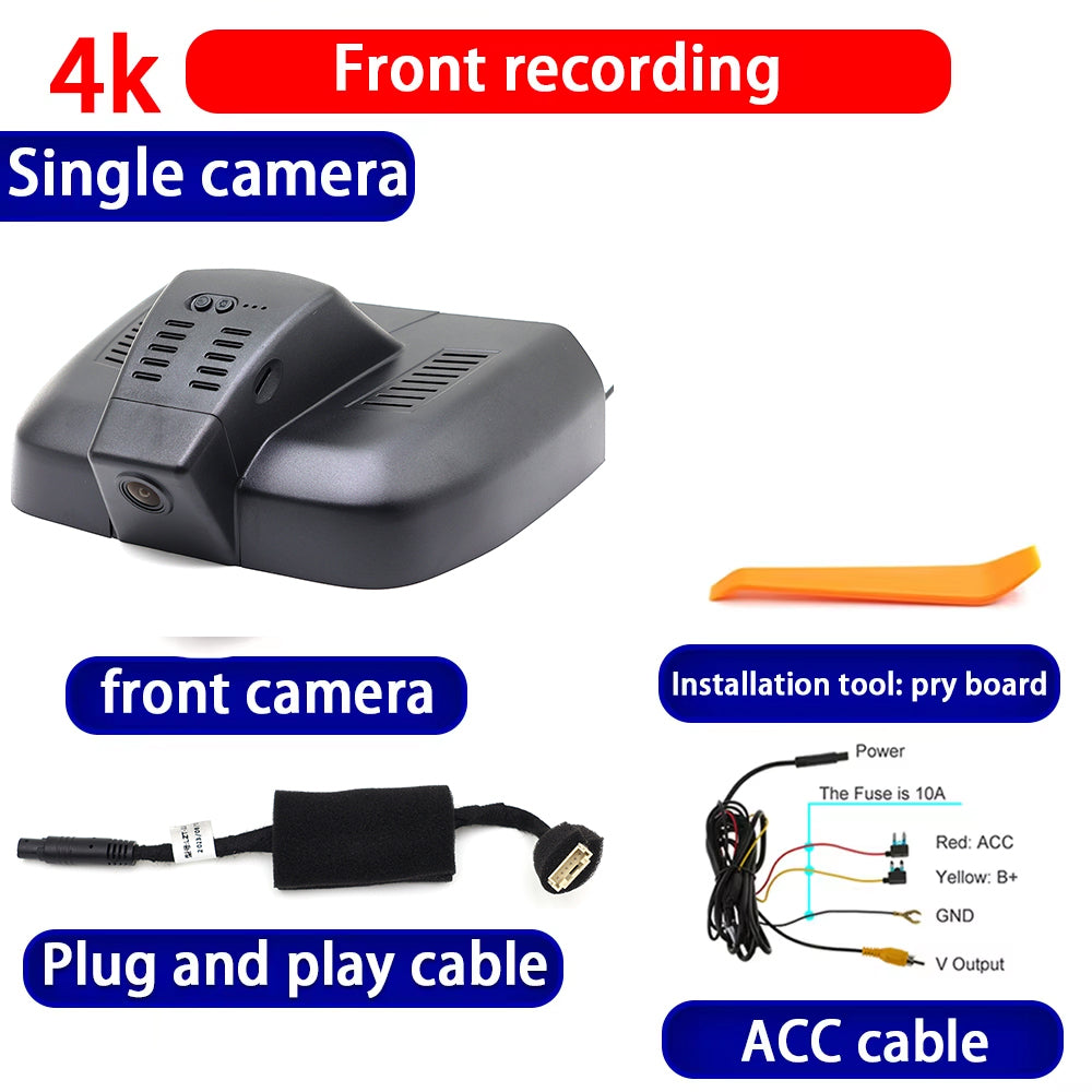 for Geely Monjaro Xingyue L 2021-2025 4K Dash Cam Wifi Camera Video Recorder