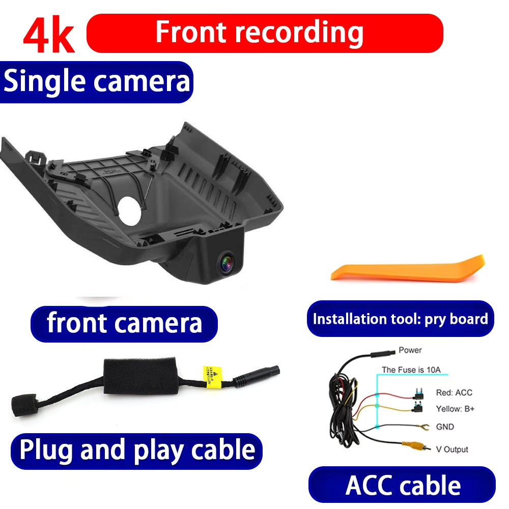 for Geely Geometry G6 A Pro 2019-2025 4K Dash Cam Wifi Camera Video Recorder