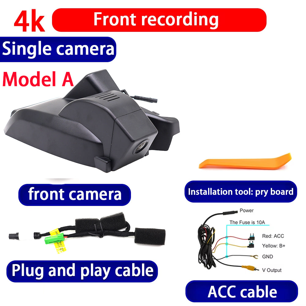 for Geely Tugella Xingyue S Knewstar 001 2019-2025 4K Dash Cam Wifi Camera Video Recorder