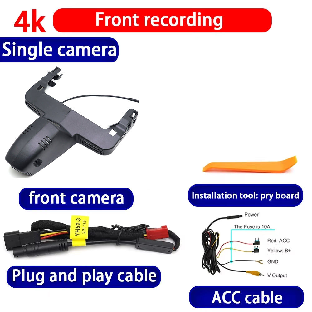 for BMW 7 Series i7 G70 G73 X6 G6 M X6M F96 Electric 2022-2025 4K Dash Cam Wifi Camera Video Recorder