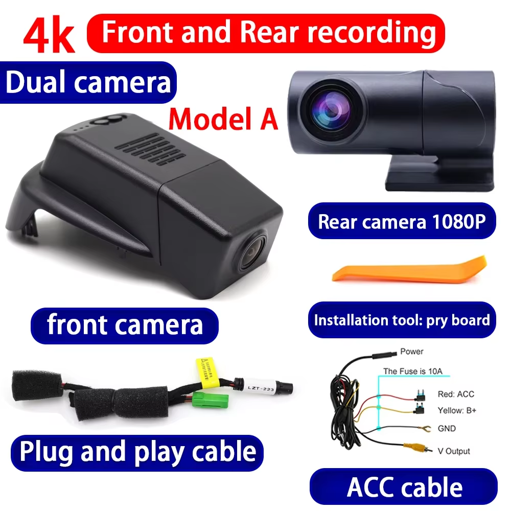 for Volvo S90 V90 XC60 2016-2025 4K Dash Cam Wifi Camera Video Recorder