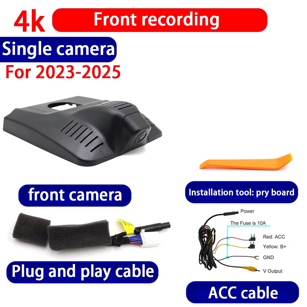 for Toyota Auris Corolla E210 Suzuki Swace Hybrid 2018-2025 4K Dash Cam Wifi Camera Video Recorder