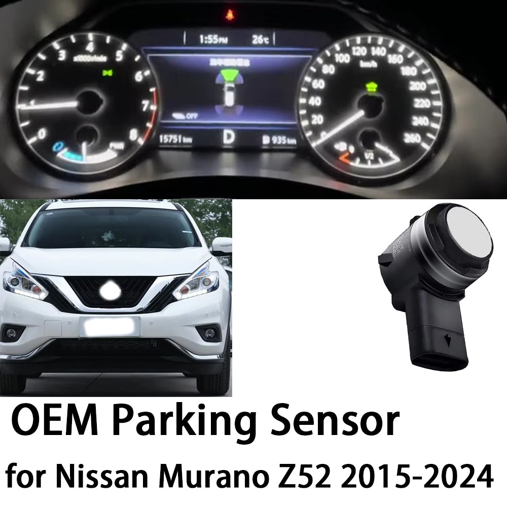 for Nissan Murano Z52 2015-2024 OEM Car Parking Sensor Kit Buzzer Alarm Reverse Radar Detector System