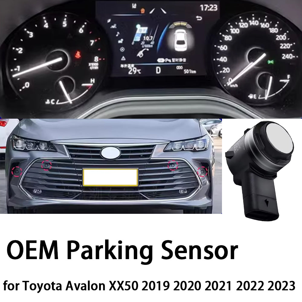 for Toyota Avalon XX50 2019 2020 2021 2022 2023 2024 OEM Car Parking Sensor Kit Buzzer Alarm Reverse Radar Detector System