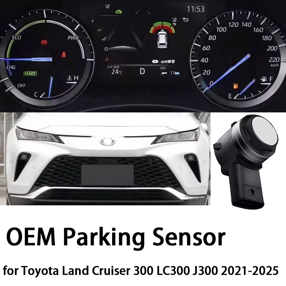 for Toyota Harrier Venza XU80 2021 2022 2023 2024 2025 OEM Car Parking Sensor Kit Buzzer Alarm Reverse Radar Detector System
