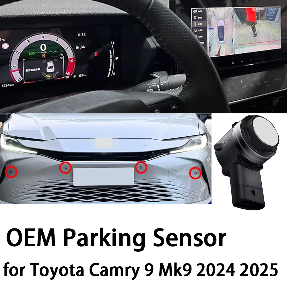 for Toyota Camry 9 Mk9 2024 2025 OEM Car Parking Sensor Kit Buzzer Alarm Reverse Radar Detector System