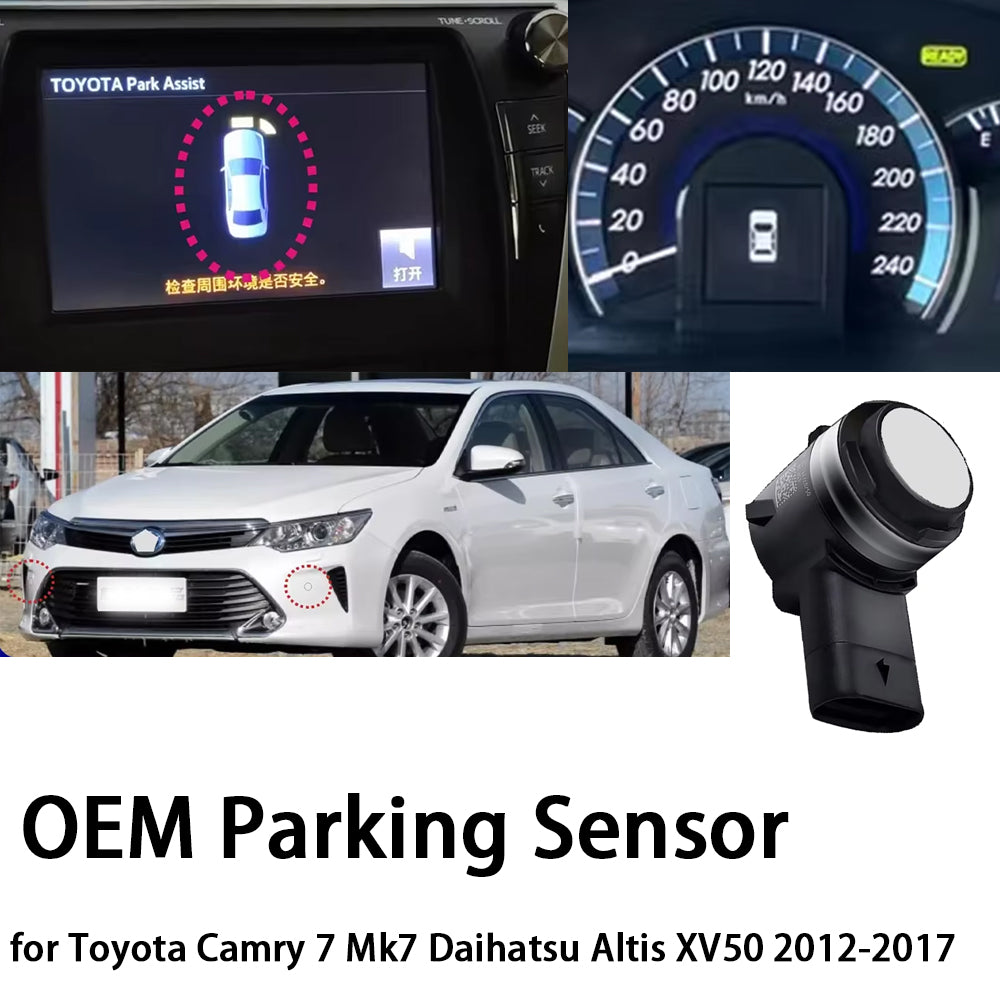 for Toyota Camry 7 Mk7 Daihatsu Altis XV50 2012-2017 OEM Car Parking Sensor Kit Buzzer Alarm Reverse Radar Detector System