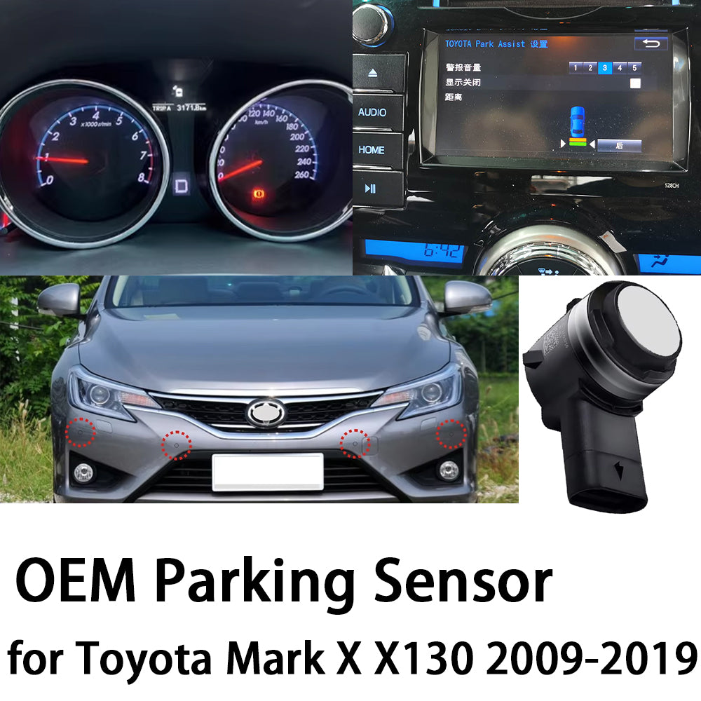 for Toyota Mark X X130 2009-2019 OEM Car Parking Sensor Kit Buzzer Alarm Reverse Radar Detector System