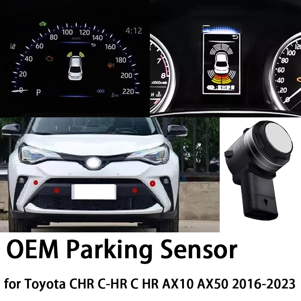 for Toyota CHR C-HR C HR AX10 AX50 2016-2023 OEM Car Parking Sensor Kit Buzzer Alarm Reverse Radar Detector System
