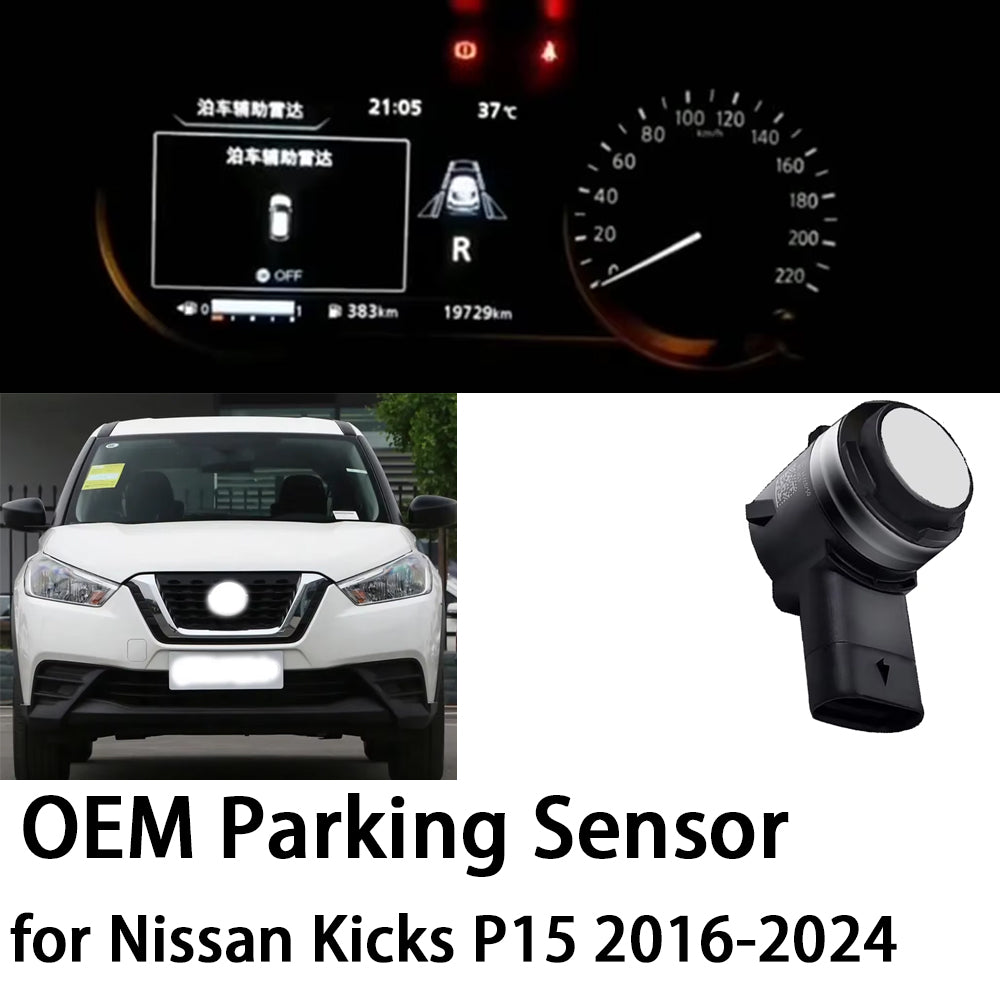 for Nissan Kicks P15 2016-2024 OEM Car Parking Sensor Kit Buzzer Alarm Reverse Radar Detector System