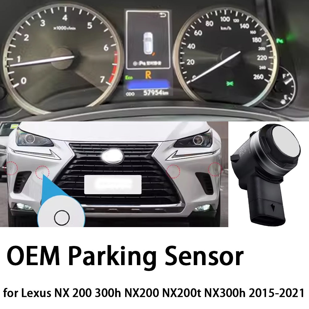 for Lexus NX 200 300h NX200 NX200t NX300h 2015-2021 OEM Car Parking Sensor Kit Buzzer Alarm Reverse Radar Detector System