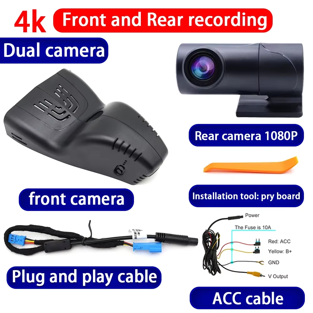 for BMW 3 4 Series G20 G21 G22 G23 G26 i3 G28 X5 G05 G18 X7 G07 iX5 4K Dash Cam Wifi Camera Video Recorder