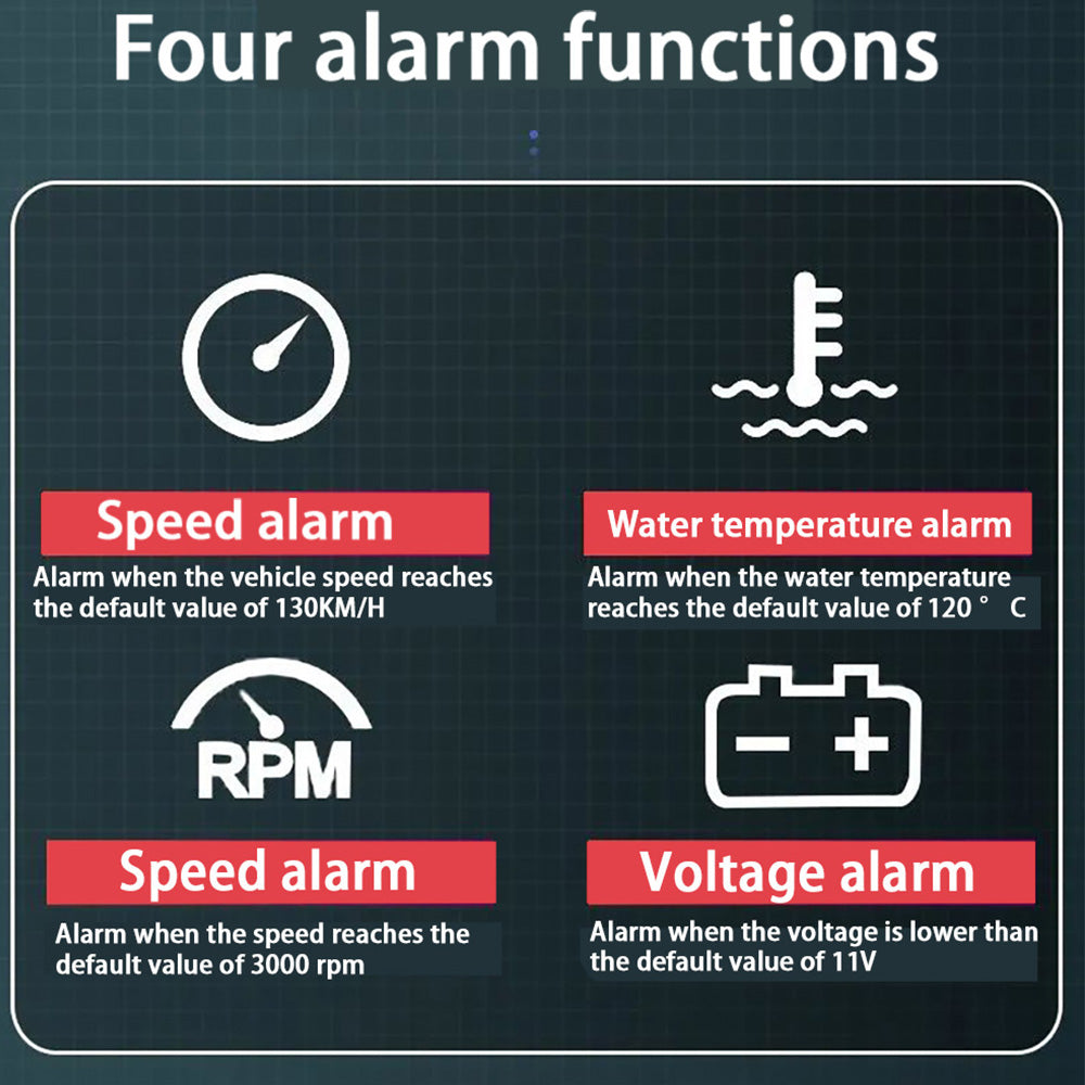 for BYD Qin DM EV Petrol 2012-2024 Auto HUD Display Projector Alarm Head Up Display Speedometer