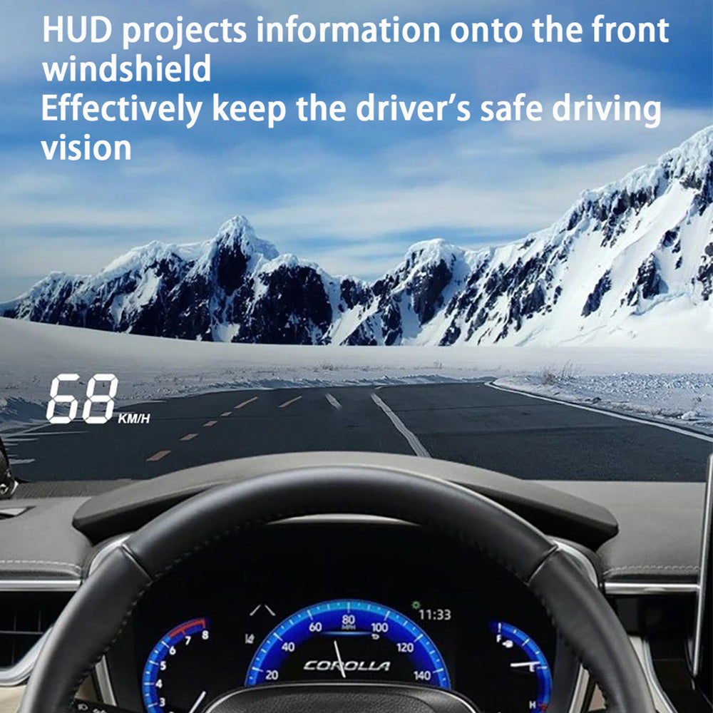for Toyota Corolla Auris Suzuki Swace E210 2019–2025 Auto HUD Display Projector Alarm Head Up Display Speedometer