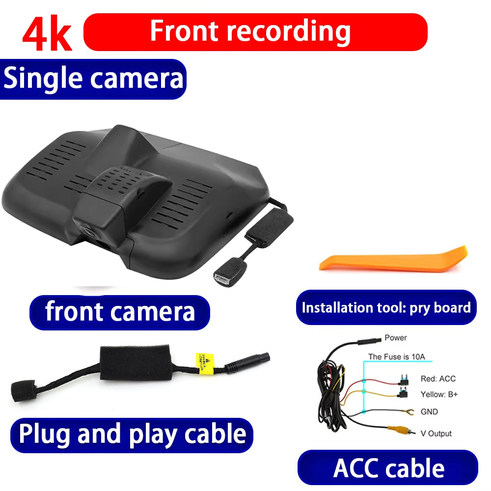 for Geely Geometry G6 A Pro 2019-2025 4K Dash Cam Wifi Camera Video Recorder