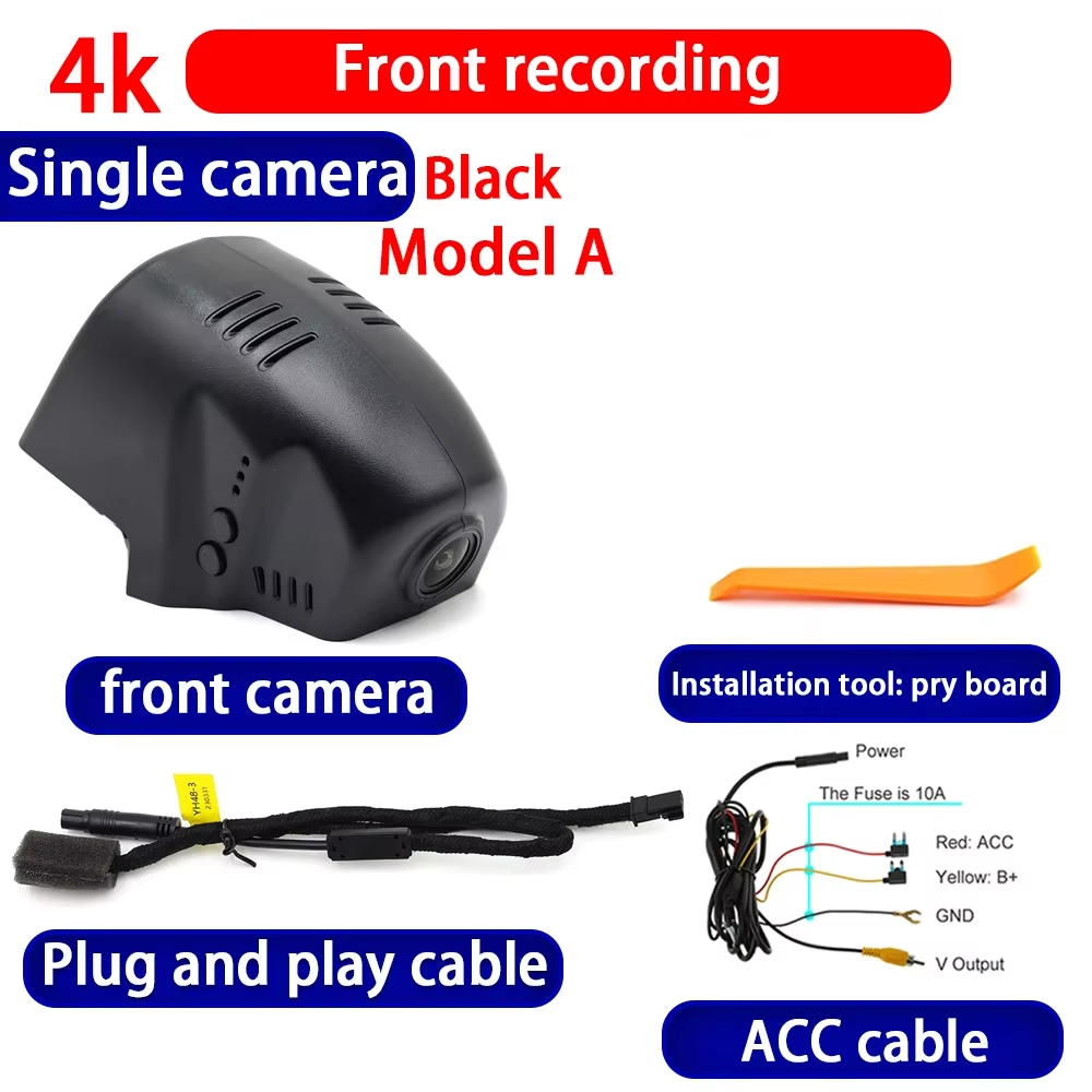 for SEAT Cupra Ateca Leon 4 Mk4 Ibiza 5 Mk5 Arona Tarraco KJ 4K Dash Cam Wifi Camera Video Recorder